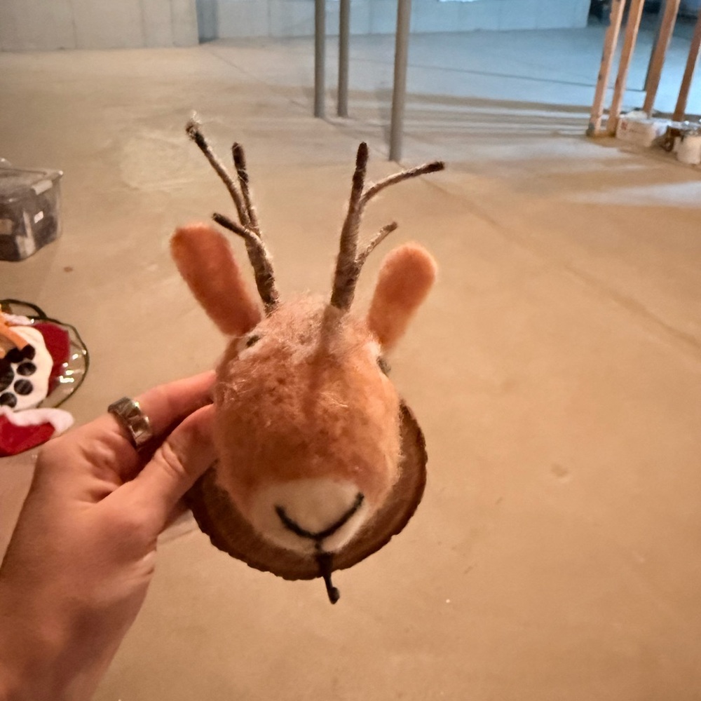 Craft Brown Reindeer Wall Decor